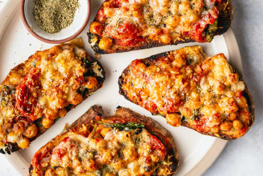 Cheesy Chickpea Melts