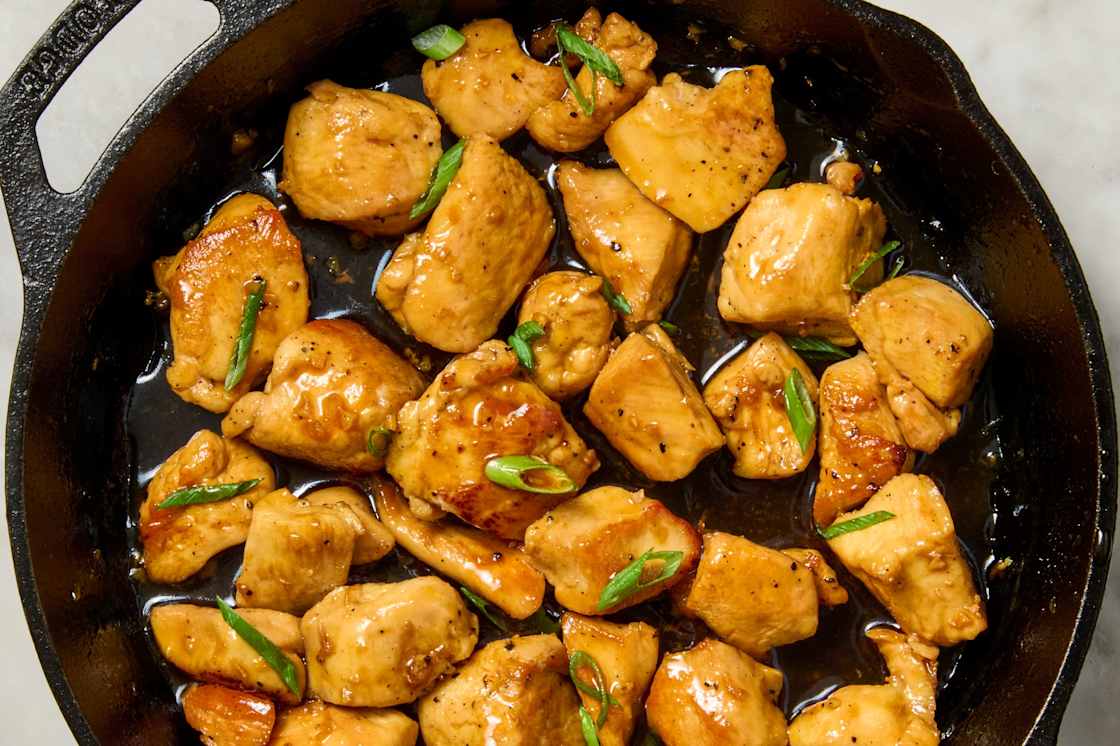 Sheet Pan Honey Mustard Salmon & Shredded Brussels Sprouts