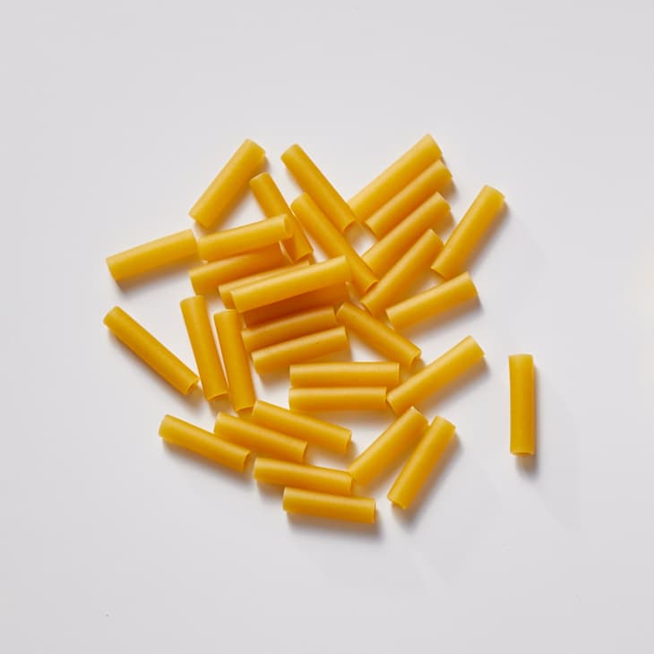 ziti on a white surface