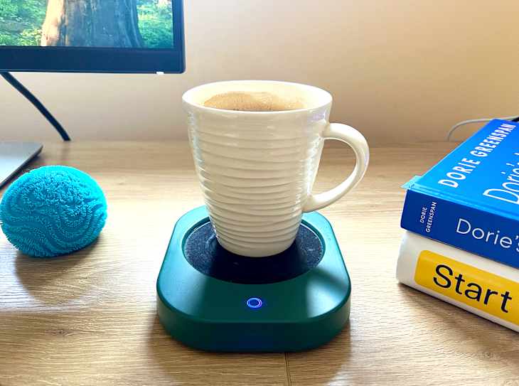 VOBAGA Coffee Mug Warmer with Auto Shut Off & 3-Temp Settings