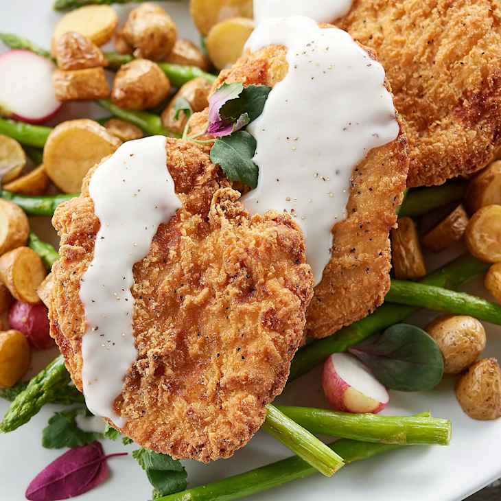 Heartland Fresh Chicken Fried Chicken with Gravy at QVC.com