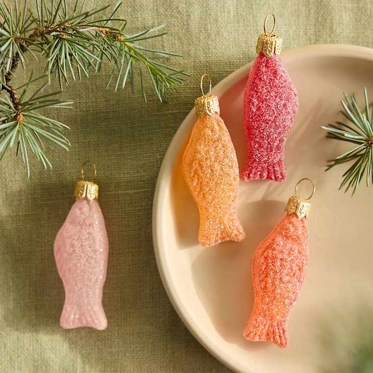 Gummy Fish Ornaments, Set of 5 at Anthropologie