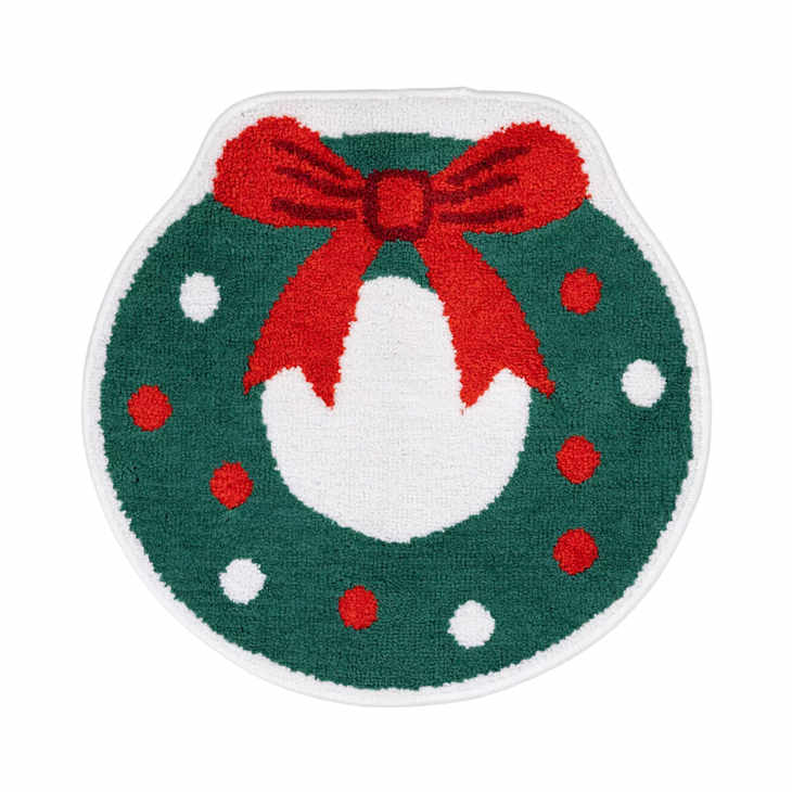 Wondershop Wreath Christmas Bath Rug at Target
